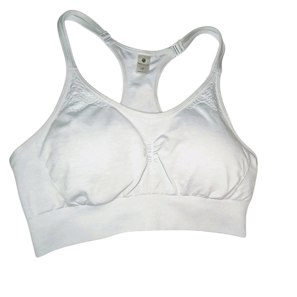 Yogalicious Women's Racerback Padded Wireless Yoga Sports Bra, M - Picture 6 of 6